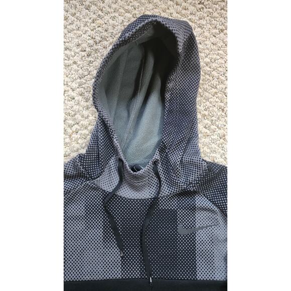 Nike Dri Fit Black Standard Fit Pullover Hoodie Men's Size Large - Picture 4 of 8